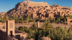 Panoramablick in Marokko.