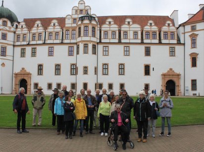 OC Ausflug Aller-Weser, ein Schloss ist zu sehen.