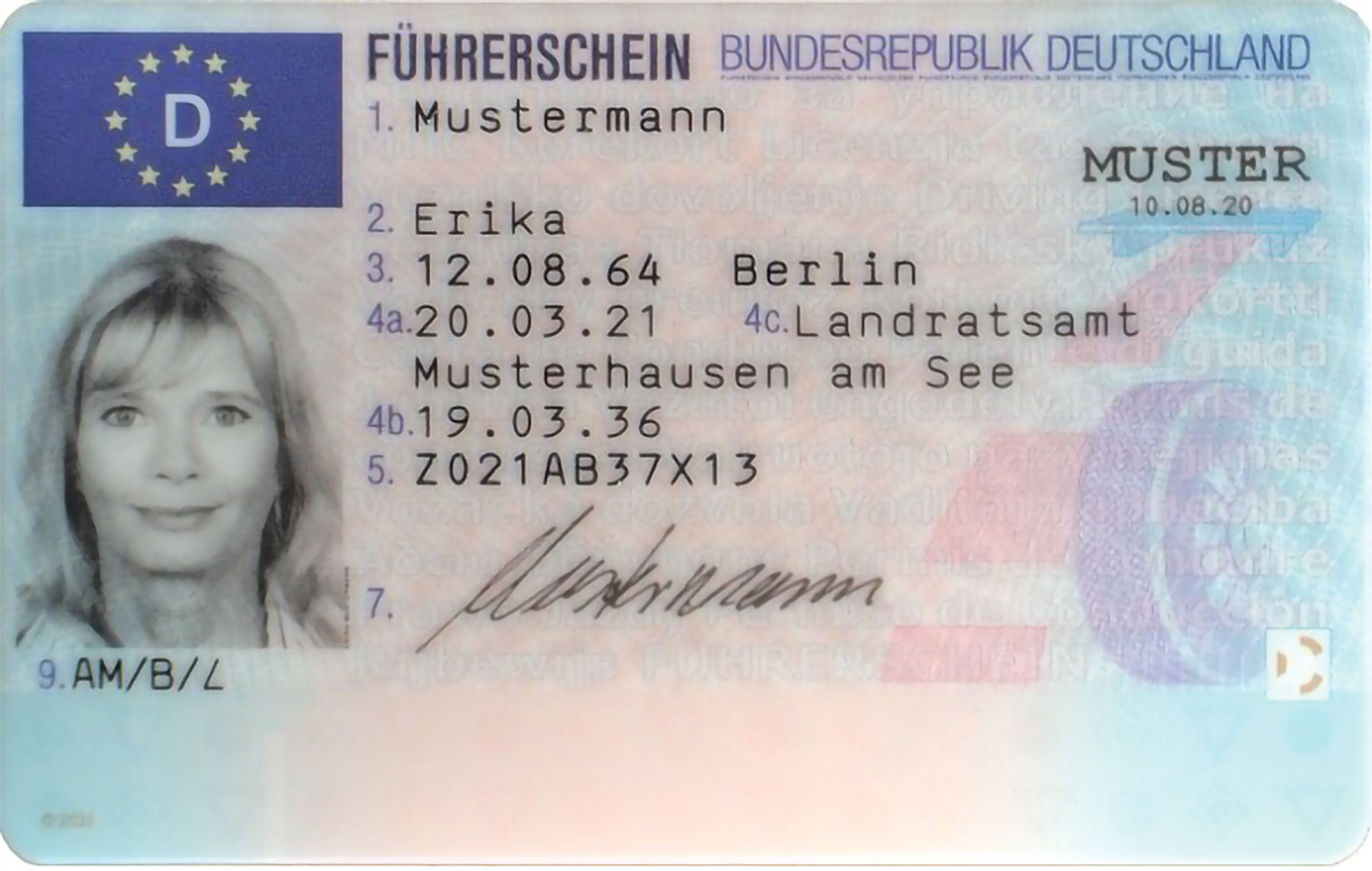 Schlüsselzahlen Führerschein